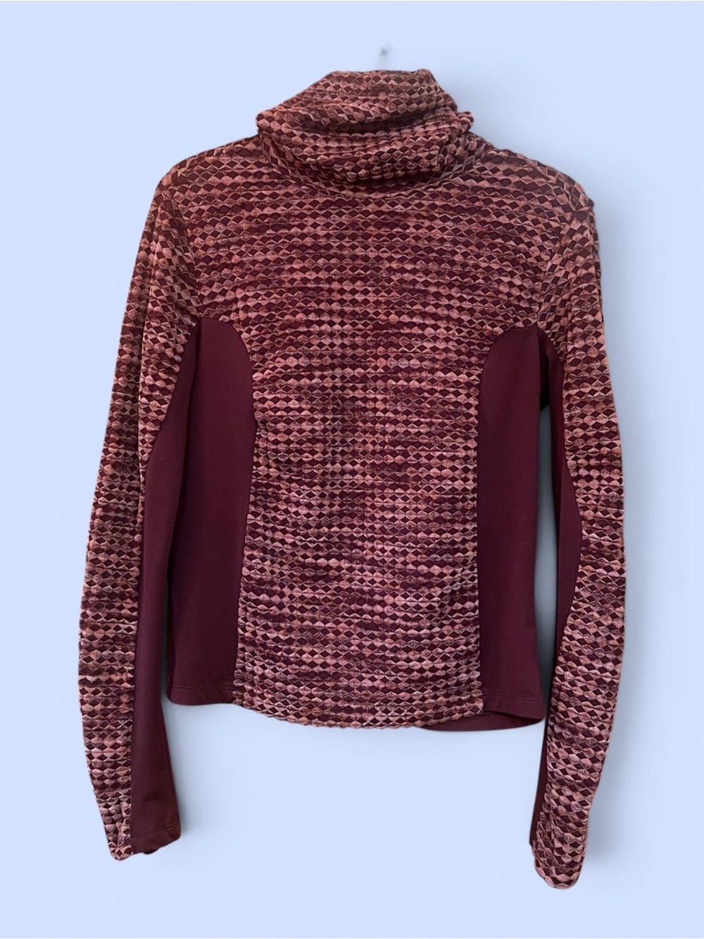 Nike Women’s Pro Hyperwarm‎ Long Sleeve Brushed Training Top Sz M Maroon EUC